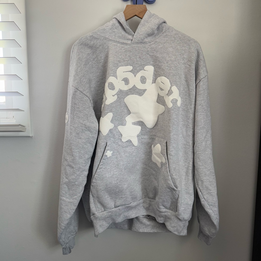 Spyder Xl Beluga Hoodie Grey Heather Relaxed Streetwear Minimal